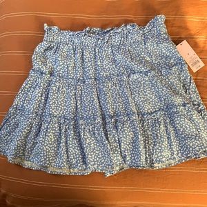 Blue flower skirt